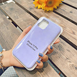 Official With LOGO Silicone Case For iphone 12 pro max 7 8 6 6s plus Case For apple iphone 11 pro max xr xs max x se 2020 Cover