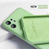 For iPhone 11 12 Pro SE 2 Case Luxury Original Silicone Full Protection Soft Cover For iPhone X XR 11 XS Max 7 8 6 6s Phone Case