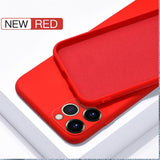For iPhone 11 12 Pro SE 2 Case Luxury Original Silicone Full Protection Soft Cover For iPhone X XR 11 XS Max 7 8 6 6s Phone Case